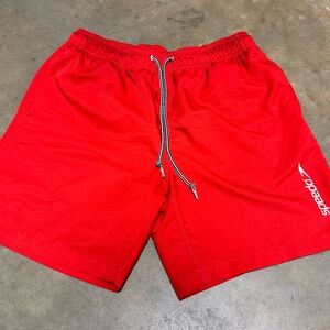 Speedo Men's Vivid Red Swim Trunks